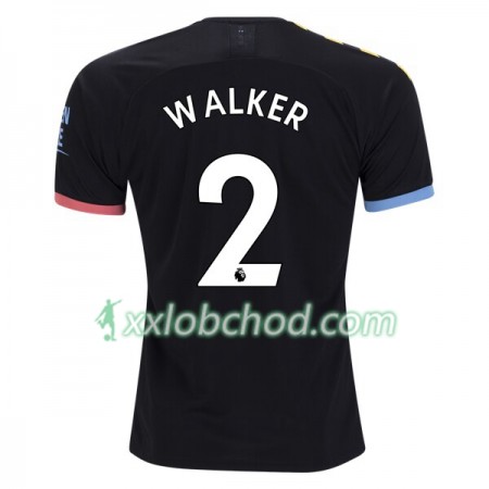 Fotbalové dresy Manchester City Walker 2 Venkovní Dres 2019/20 Krátký Rukáv